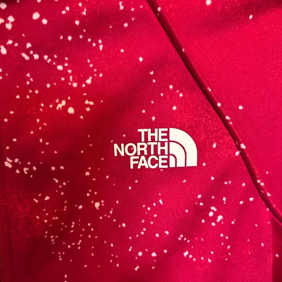 The North Face Women's Full Zip Jacket Galaxy Splatter Dark Pink Size Small - Picture 4 of 16